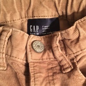 2 T toddler boy corduroy tan/beige pants from Gap